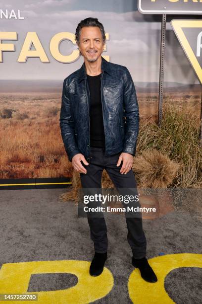 Benjamin Bratt attends the Los Angeles premiere for the Peacock original series "Poker Face" at Hollywood Legion Theater on January 17, 2023 in Los...