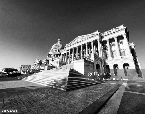 capitol building in washington, dc - capitol building washington dc stock-fotos und bilder