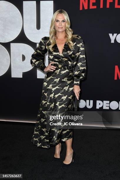 Molly Sims attends the Los Angeles premiere of Netflix's "You People at Regency Village Theatre on January 17, 2023 in Los Angeles, California.