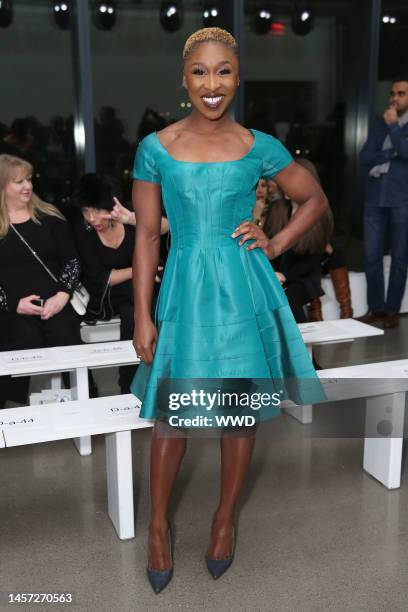 Cynthia Erivo in the front row