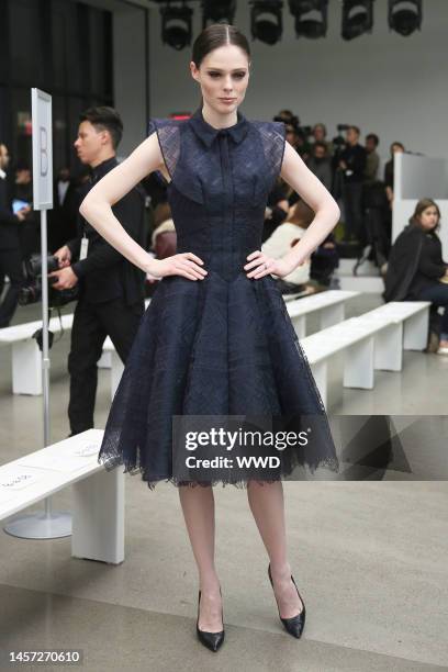 Coco Rocha in the front row