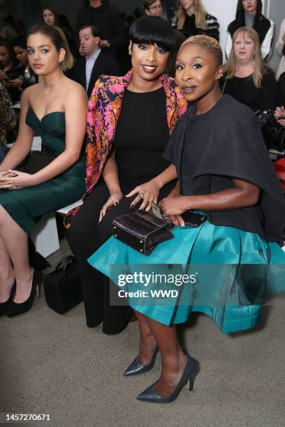 Odeya Rush, Jennifer Hudson and Cynthia Erivo in the front row