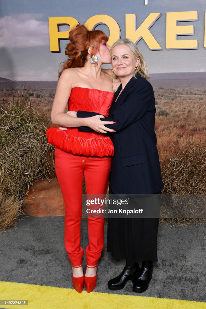 Natasha Lyonne and Amy Poehler attend the Los Angeles premiere for