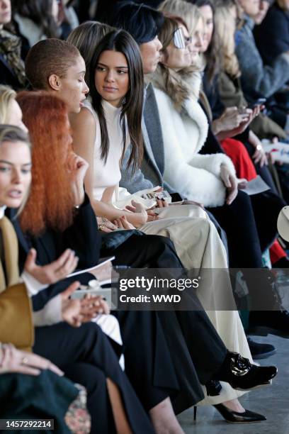 Kendall Jenner in the front row