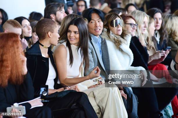 Kendall Jenner in the front row