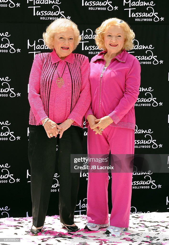 Betty White Unveils Her First Ever Wax Figure At Madame Tussauds Hollywood