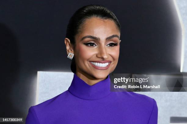 Nazanin Mandi attends the Los Angeles Premiere of Netflix's "You People" at Regency Village Theatre on January 17, 2023 in Los Angeles, California.