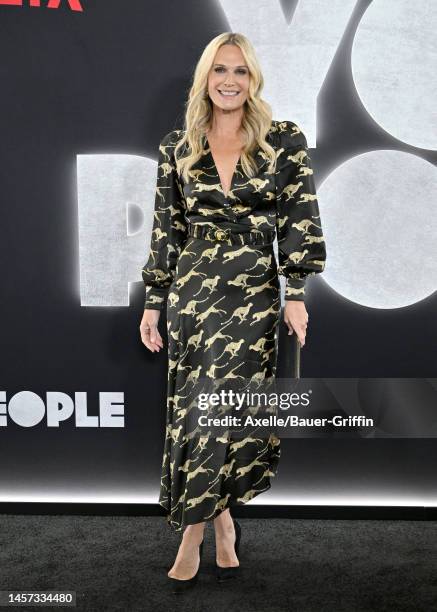 Molly Sims attends the Los Angeles Premiere of Netflix's "You People" at Regency Village Theatre on January 17, 2023 in Los Angeles, California.