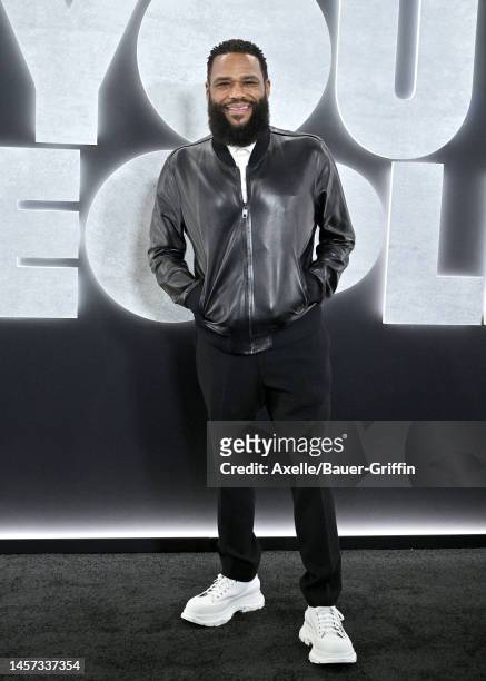 Anthony Anderson attends the Los Angeles Premiere of Netflix's "You People" at Regency Village Theatre on January 17, 2023 in Los Angeles, California.