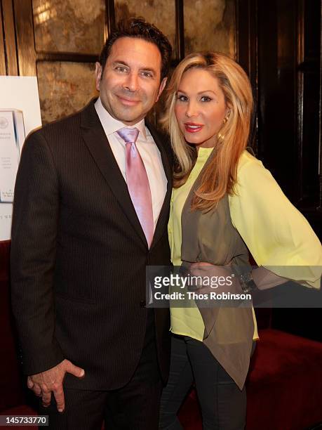 Dr. Paul Nassif and Adrienne Maloof attend Adrienne Maloof Skin Care Launch at Bishops & Barrons on June 4, 2012 in New York City.