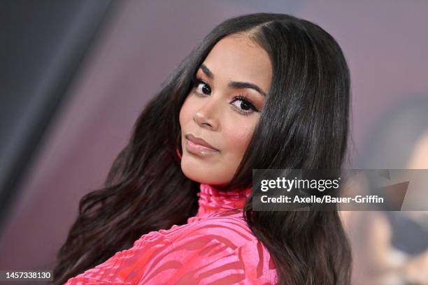 Lauren London attends the Los Angeles Premiere of Netflix's "You People" at Regency Village Theatre on January 17, 2023 in Los Angeles, California.