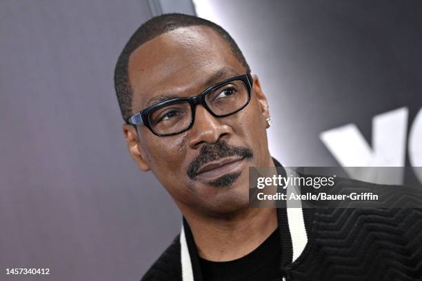 Eddie Murphy attends the Los Angeles Premiere of Netflix's "You People" at Regency Village Theatre on January 17, 2023 in Los Angeles, California.