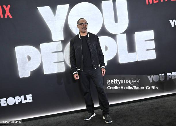 Eddie Murphy attends the Los Angeles Premiere of Netflix's "You People" at Regency Village Theatre on January 17, 2023 in Los Angeles, California.