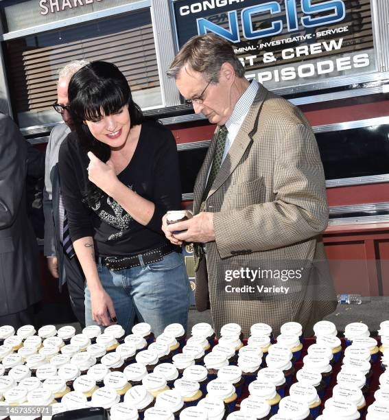 Pauley Perrette and David McCallum