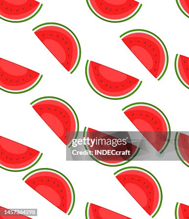 Watermelon slice seamless pattern Watermelon slice seamless pattern