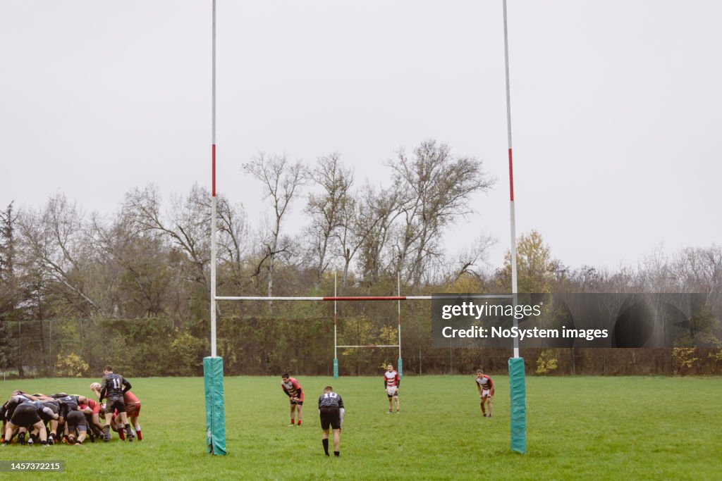 Rugby-Spiel