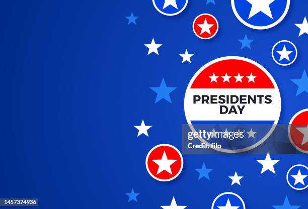 ilustraciones, imágenes clip art, dibujos animados e iconos de stock de fondo de día de presidentes - presidents day