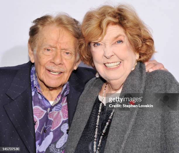 Actors/comedians Jerry Stiller and Anne Meara attend the 2012 Made In NY Awards at Gracie Mansion on June 4, 2012 in New York City.
