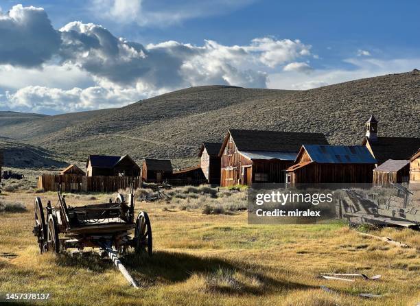 bodie california ghost town - bodie ghost town stock pictures, royalty-free photos & images