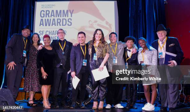 Nominee Tommy Shepherd III, Executive Director of the Recording Academy San Francisco Chapter Christen McFarland President Nona Brown, nominees...