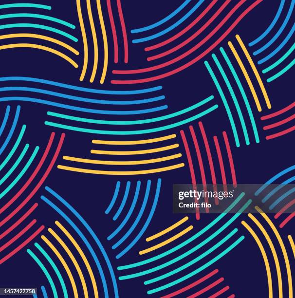 flowing lines abstract background pattern - thatched roof stock illustrations