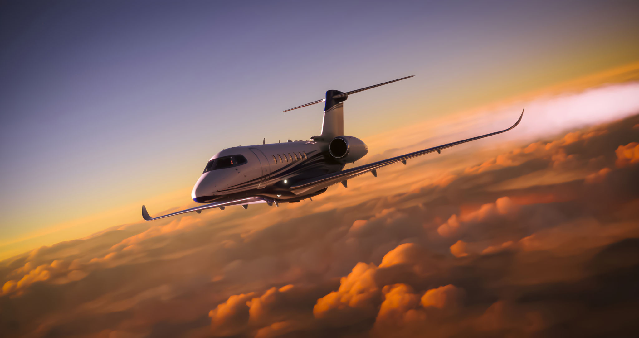 luxury private jet
