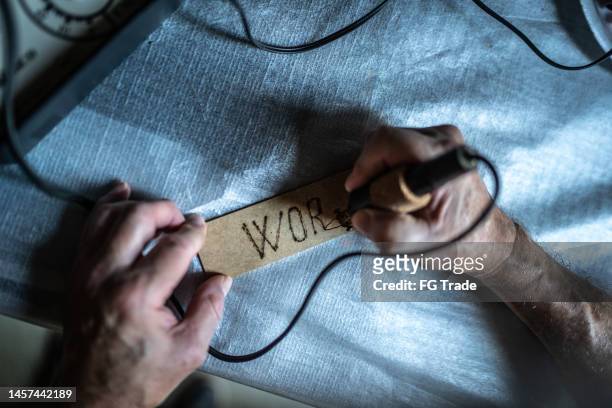 85 Wood Burning Letters Stock Photos, High-Res Pictures, and