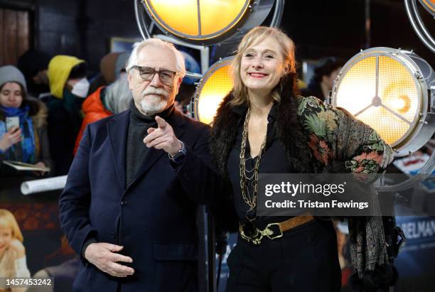 Brian Cox and Caroline Goodall attend "The Fabelmans" UK Premiere at The Curzon Mayfair on January 18, 2023 in London, England.