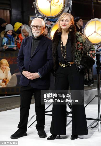 Brian Cox and Caroline Goodall attend "The Fabelmans" UK Premiere at The Curzon Mayfair on January 18, 2023 in London, England.