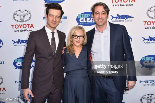 Christian Hebel, Rachael Harris and Marc Yaggi