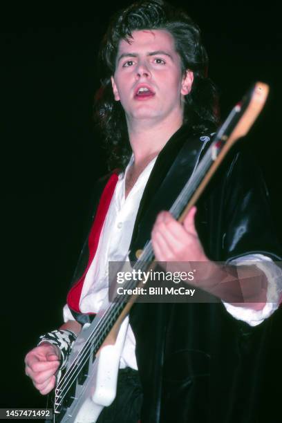 John Taylor of the band Power Station in concert at The Spectrum in Philadelphia, Pennsylvania
