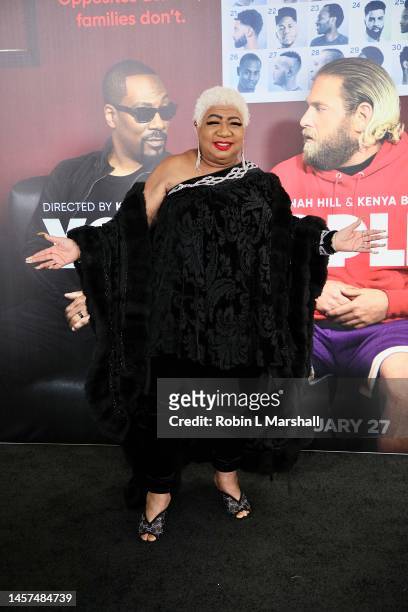 Luenell attends the Los Angeles premiere of Netflix's "You People" at Regency Village Theatre on January 17, 2023 in Los Angeles, California.
