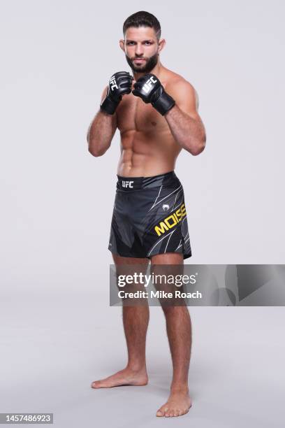 Thiago Moises poses for a portrait during a UFC photo session on January 18, 2023 in Rio de Janeiro, Brazil.