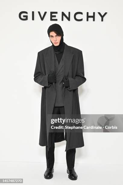 Nils Kuesel attends the Givenchy Menswear Fall-Winter 2023-2024 show as part of Paris Fashion Week on January 18, 2023 in Paris, France.