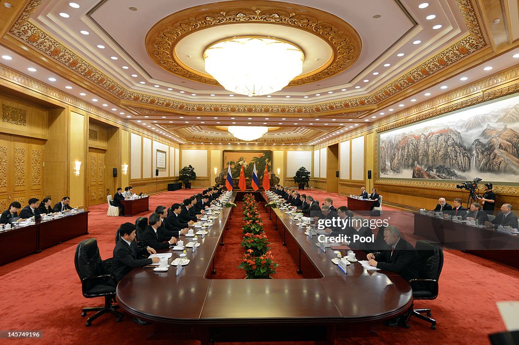 President Putin Visits China For Regional Summit