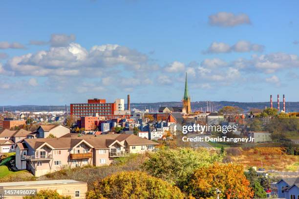 herbst in saint john, new brunswick - new brunswick kanada stock-fotos und bilder