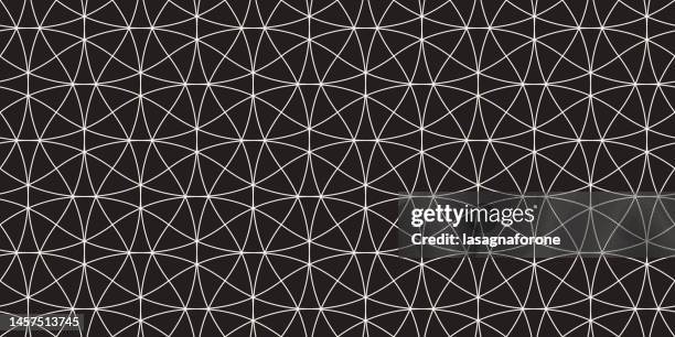 seamless geometric vector pattern - crisscross stock illustrations