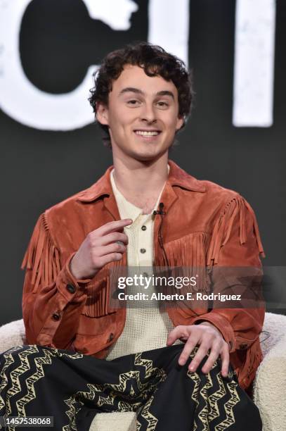 Wyatt Oleff attends the Apple TV+ 2023 TCA Winter Press Tour at The Langham Huntington, Pasadena on January 18, 2023 in Pasadena, California.