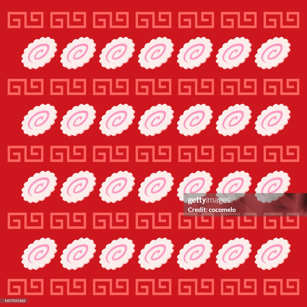 Japanese Food, Naruto Pattern.