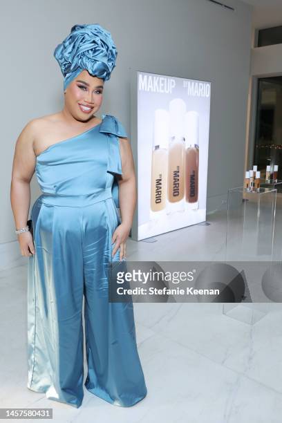 Patrick Starrr attends Makeup by Mario SurrealSkin Foundation at Private Residence on January 18, 2023 in Beverly Hills, California.