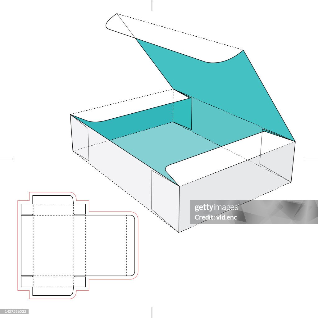 Scale Box Blueprint Standard Box With Blueprint High-Res Vector Graphic - Getty Images
