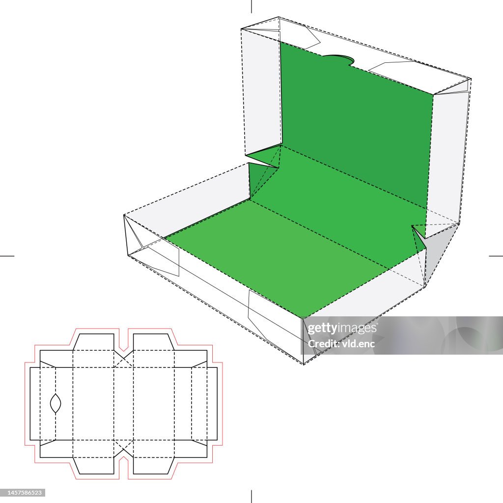 Basic Box Blueprint Standard Retail Box With Blueprint High-Res Vector Graphic - Getty Images