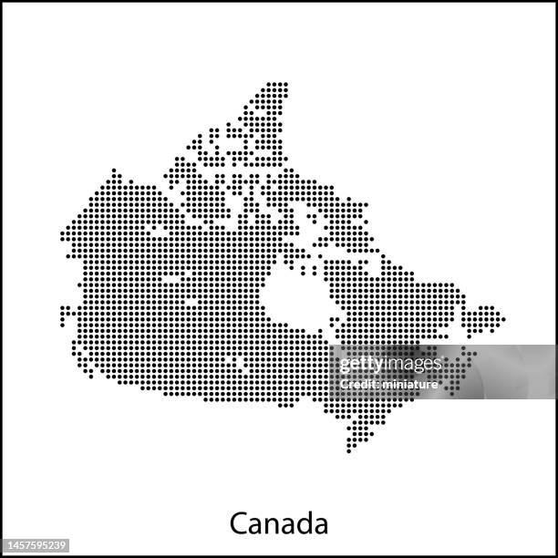 ilustraciones, imágenes clip art, dibujos animados e iconos de stock de mapa de canadá - canadá