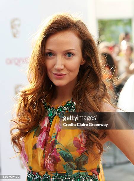 Olivia Grant attends The Arqiva British Academy Television Awards 2012 at The Royal Festival Hall on May 27, 2012 in London, England.