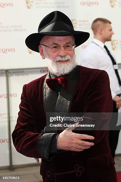 Terry Pratchett attends The Arqiva British Academy Television Awards 2012 at The Royal Festival Hall on May 27, 2012 in London, England.