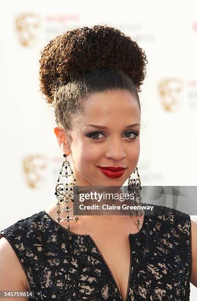 Natalie Gumede attends The Arqiva British Academy Television Awards 2012 at The Royal Festival Hall on May 27, 2012 in London, England.