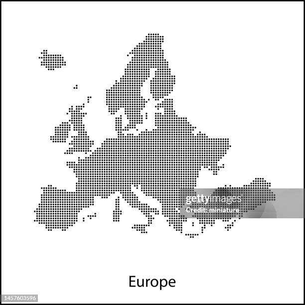 europe map - slovenia stock illustrations