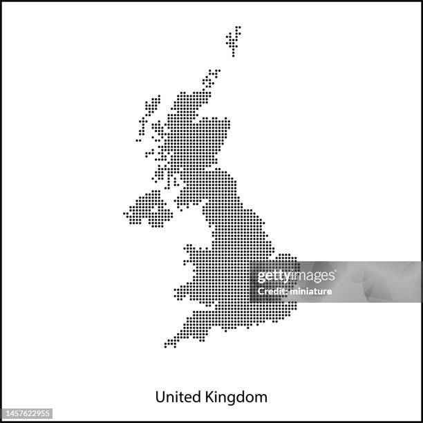 united kingdom map - republic of ireland stock illustrations