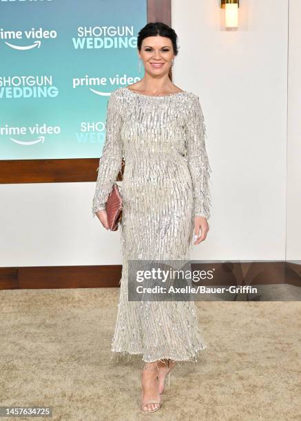 Danielle Vasinova attends the Los Angeles Premiere of Prime Video's "Shotgun Wedding" at TCL Chinese Theatre on January 18, 2023 in Hollywood,...