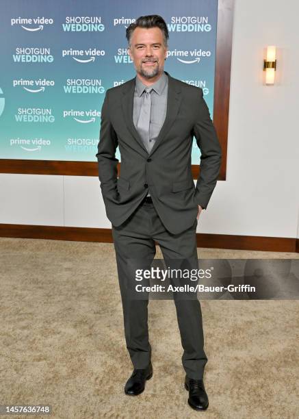 Josh Duhamel attends the Los Angeles Premiere of Prime Video's "Shotgun Wedding" at TCL Chinese Theatre on January 18, 2023 in Hollywood, California.